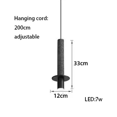 Afralia™ LED Marble Stone Pendant Light for Dining Room