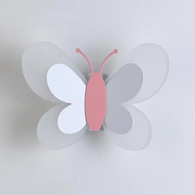 Afralia™ Butterfly Girl Cartoon Children Room Lamp with Energy-Saving LED for Bedroom