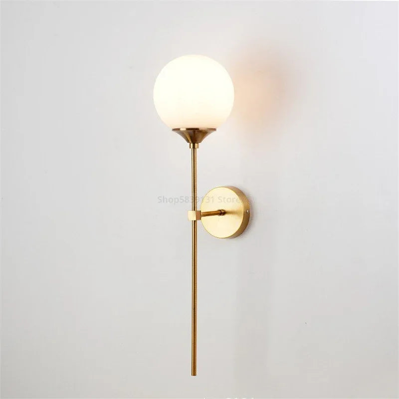 Afralia™ Nordic Modern LED Wall Lamp for Living Room and Bedroom