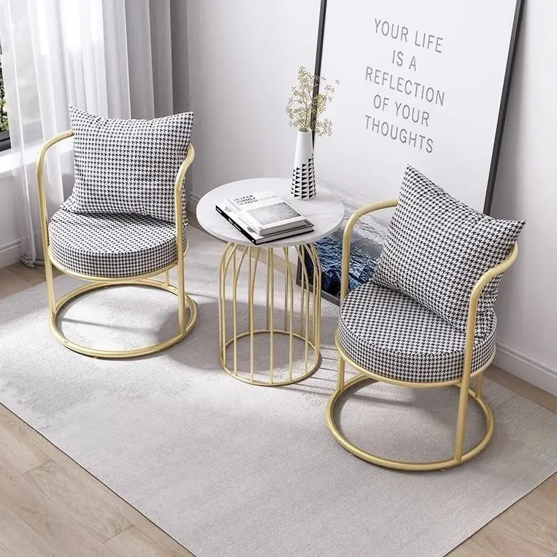 Nordic White Dining Chairs by Afralia™