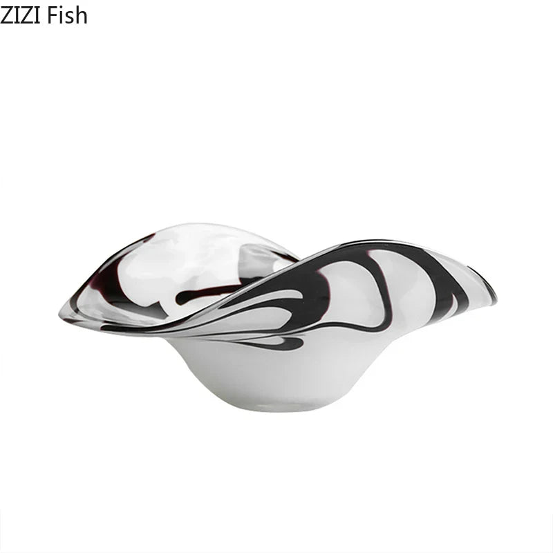 Afralia™ Glass Fruit Plate Set - Elegant Tableware for Home, Hotel, and Restaurant Use