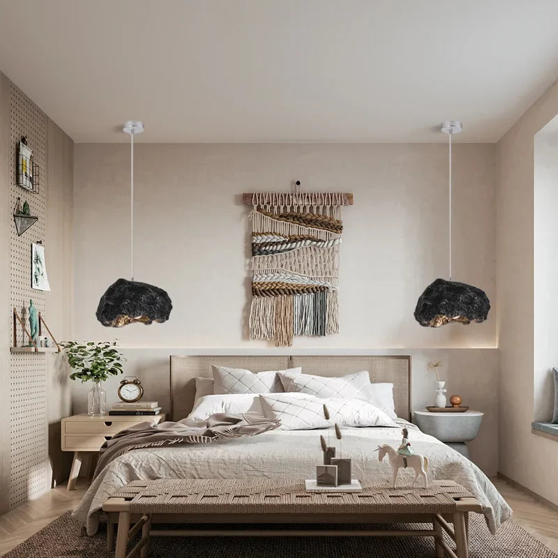 Afralia™ Resin Pendant Light: Modern Minimalist Chandelier for Restaurant, Bar Counter, Aisle