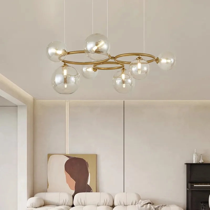 Afralia™ Nordic Dining Room Pendant Light Chandelier for Living Room