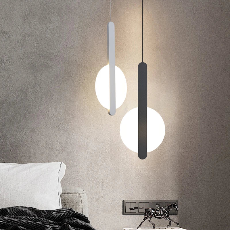 Afralia™ Nordic LED Pendant Lamp: High Ceiling Lighting for Bedside & Living Room