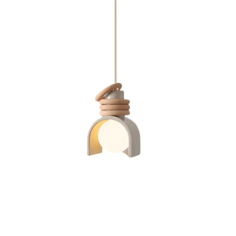 Afralia™ Resin LED Pendant Lamp for Bedroom and Dining Room