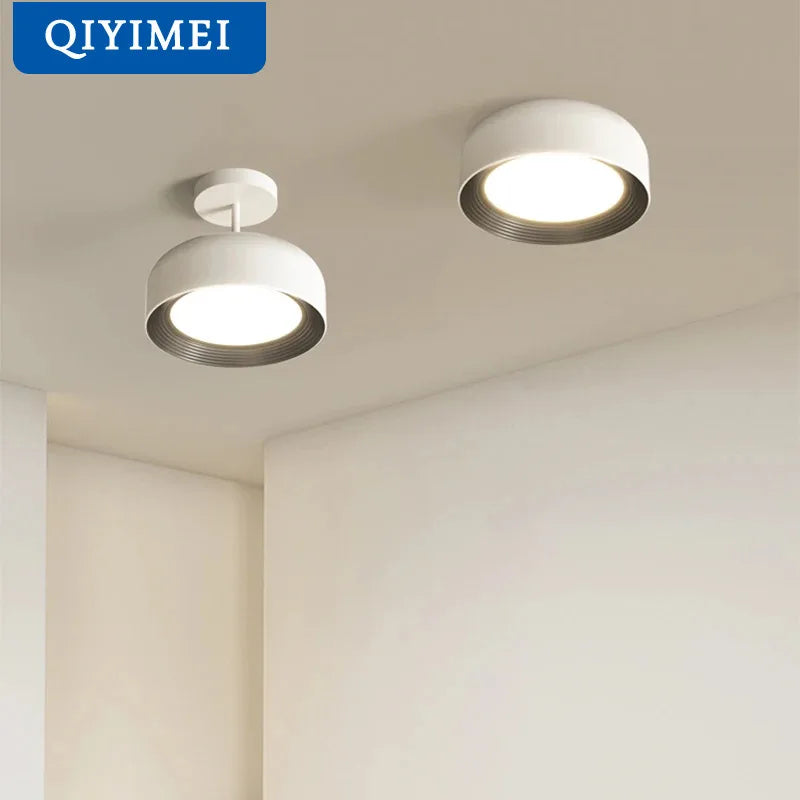 Afralia™ Circular Chandeliers: Nordic Style Lighting for Bedroom, Kitchen, Living & Dining Room