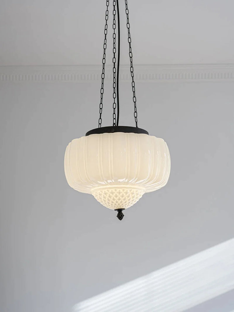 Afralia™ Retro Glass Pendant Lamp for Hallway, Restaurant, Bar, and Homestay