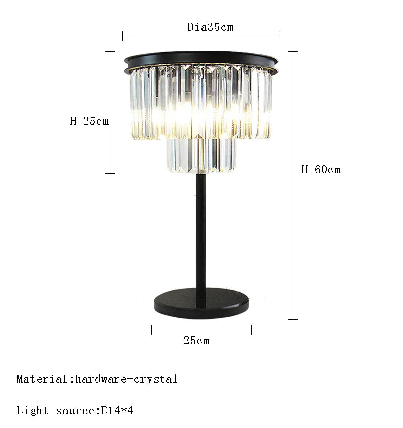 Afralia™ Gray Crystal Black Standing Light - Modern Luxury Classic Living Room Decor