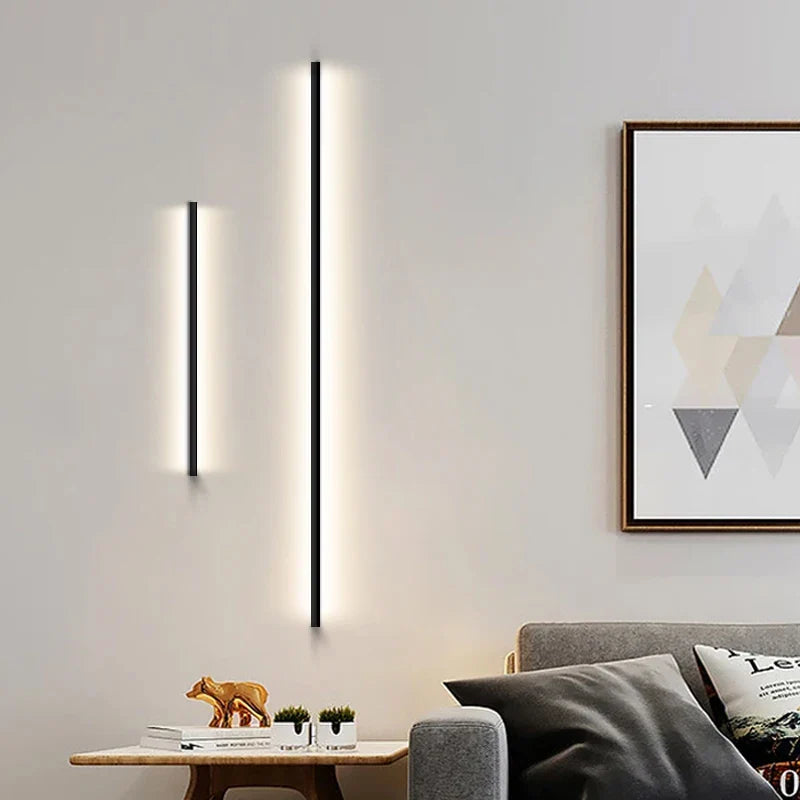 Afralia™ LED Cuboid Wall Lamp White Black Gold Sconces, Remote Control Dimming, Switch Lighting
