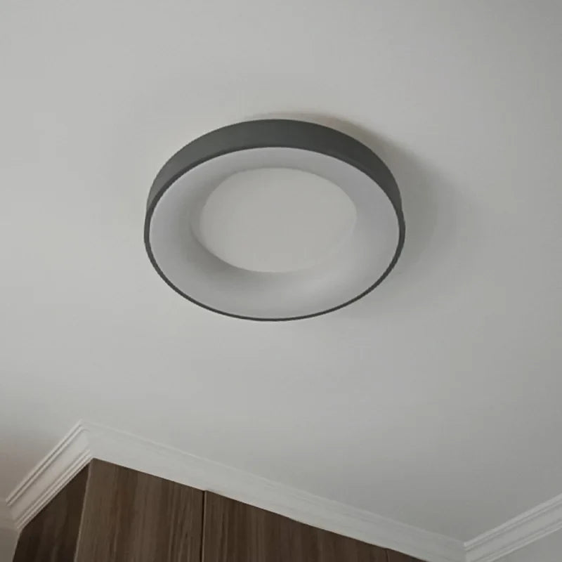 Afralia™ Circle LED Ceiling Light for Bedroom Living Room Chandelier Kitchen Study Lamp