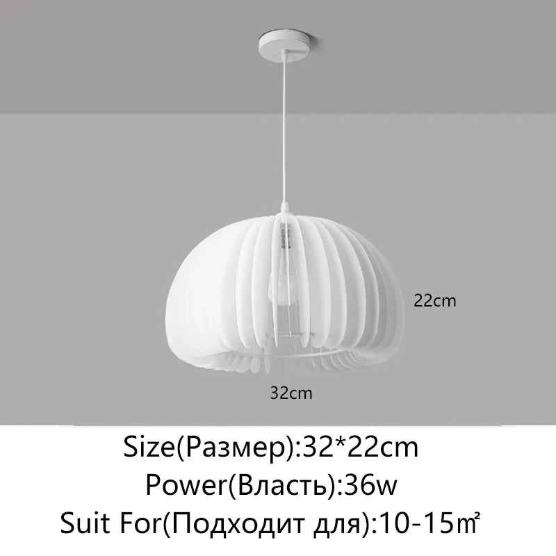 Afralia™ Modern Pumpkin Art Ceiling Chandelier Pendant Lights for Home Décor