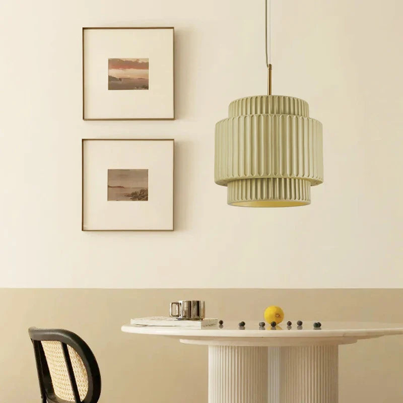 Afralia™ Cream Wind LED Chandelier: Nordic Minimalist Wabi Sabi Style for Dining Room, Bedroom & Bar