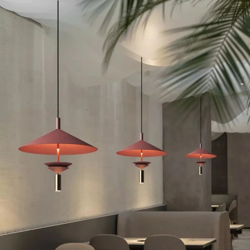 Nordic UFO Pendant Lamp for Dining Table Bar Living Room by Afralia™