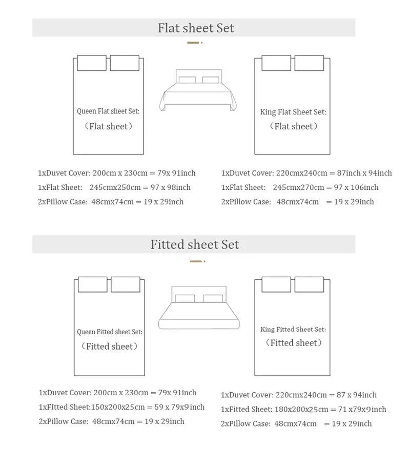 Afralia™ Light Luxury Lyocell Cotton Bedding Set: Soft Silky Sleep Naked Duvet, Sheet & Pillowcases