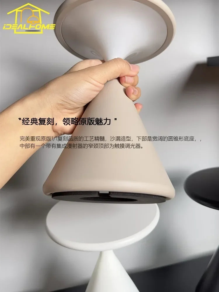 Afralia™ Rechargeable Wireless Table Lamp with Touch Switch - Portable Night Light