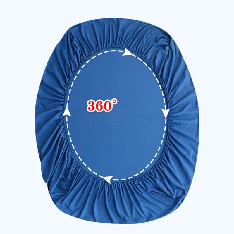 Afralia™ Soft Skin-Friendly 360° Fitted Bed Sheet with Elastic Band - Durable & Dapper