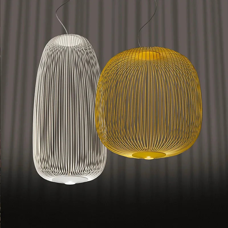 Afralia™ Industrial Birdcage Iron Table Lamp for Bar, Restaurant, Hotel - LED Lighting