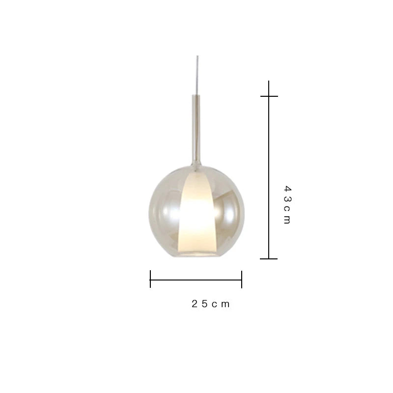 Afralia™ Designer Glass Chandelier Pendant Light for Dining Room Kitchen Loft Home Decor