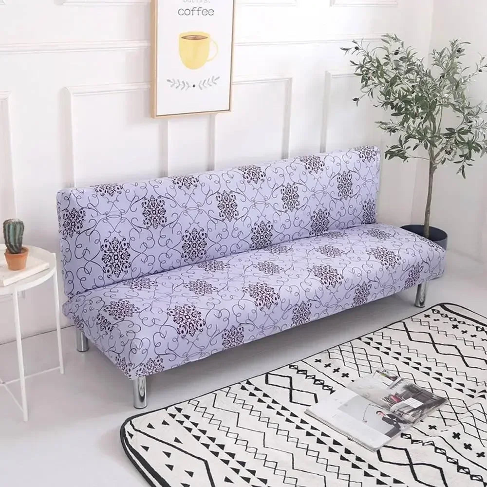 Afralia™ Print Futon Sofa Cover Slipcover for Couch Case