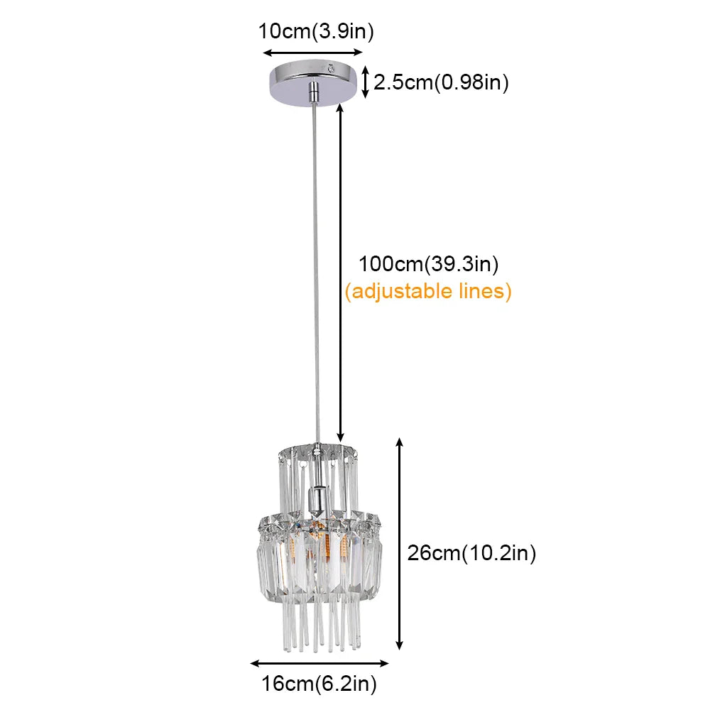 Afralia™ Crystal Glass Ceiling Chandelier for Bright Home Hotel Decor