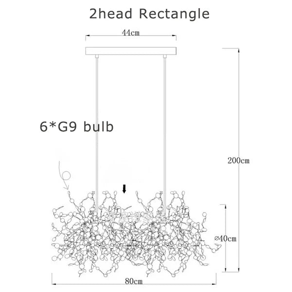 Afralia™ Chrome Leaf LED Chandelier for Elegant Indoor Lighting