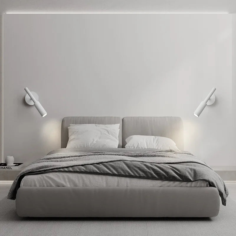 Afralia™ LED Rotatable Wall Lamp 3W Spotlight Bedroom Sconce Light Fixture