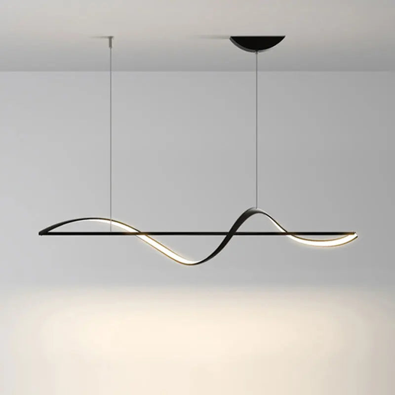 Afralia™ Modern LED Chandelier 120cm for Living, Dining, Kitchen Ceiling | Pendant Light Fixture