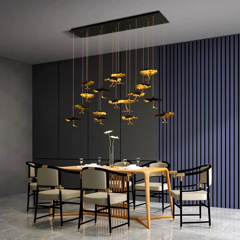 Afralia™ Modern Pendant Light for Dining Room, LED Chandeliers for Living Room