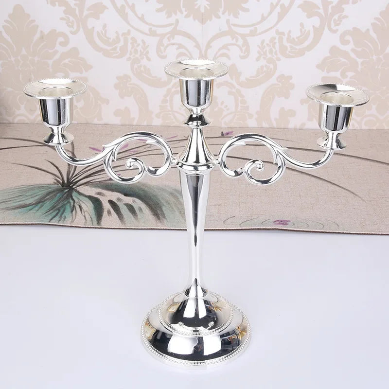 Afralia™ Retro 5-Arm Candelabra Candle Holder Stand for Wedding Candlestick