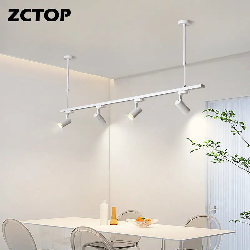 Afralia™ Modern LED Pendant Chandelier for Kitchen Dining Bar - Hanging Lamp Spotlight