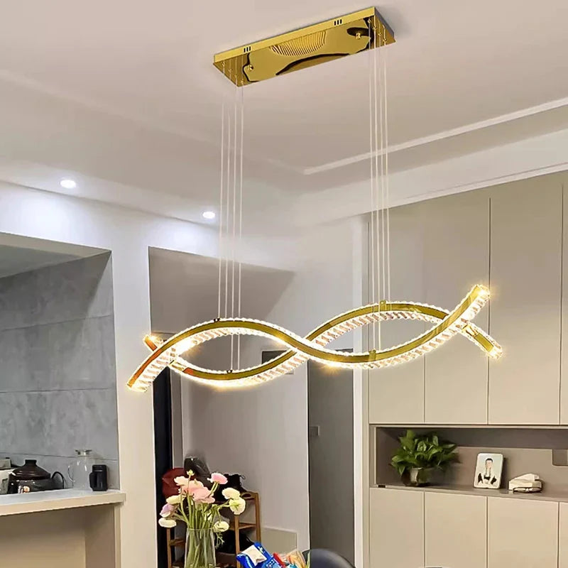 Afralia™ Modern Pendant Chandelier for Dining Room Ceiling Lighting