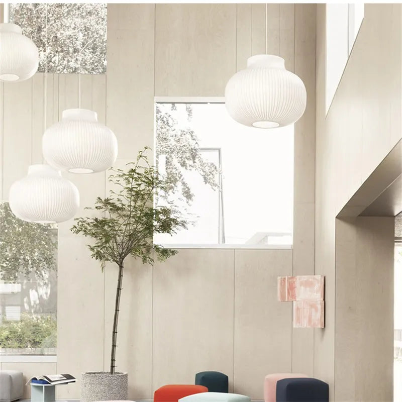 Afralia™ Modern Japanese Pendant Lamp for Elegant Home and Office Decor