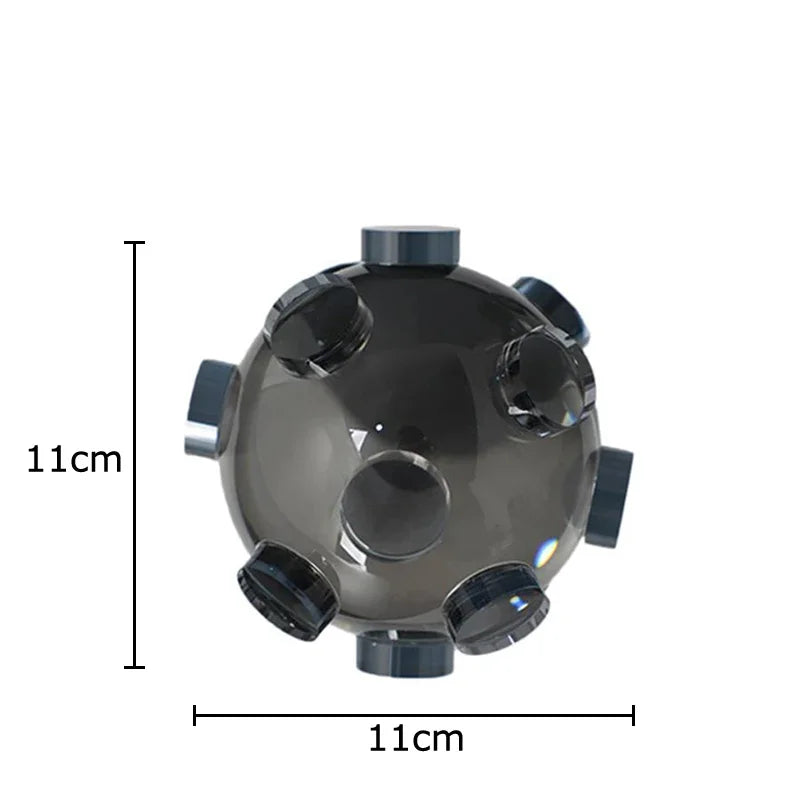 Afralia™ Virus Cell Model Crystal Ball Sculpture Room Decor