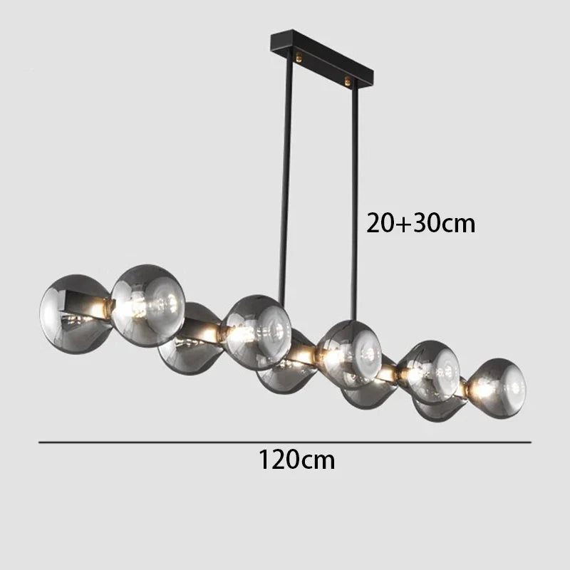 Afralia™ Modern LED Pendant Chandeliers for Home Decor and Indoor Lighting