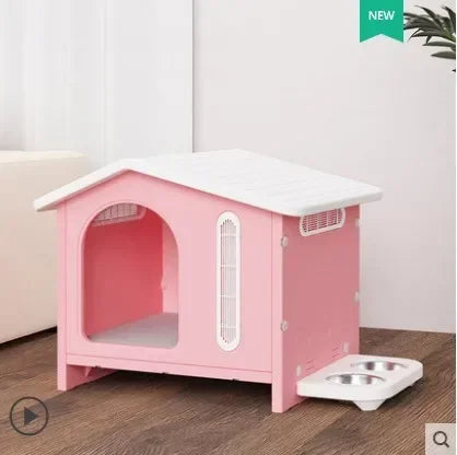 Afralia™ Breathable Four Seasons Dog House for Indoor Balcony, Patio, Living Room, or Garden