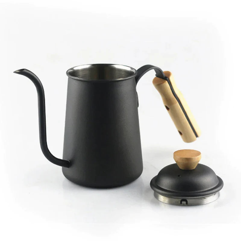 Afralia™ Stainless Steel Gooseneck Kettle for Coffee Maker