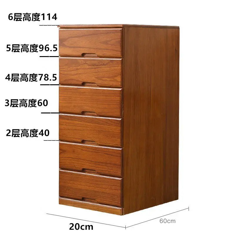 Afralia™ Wooden Tea Cake Storage Box Tea Cabinet Tea Tray Drawer Organizer