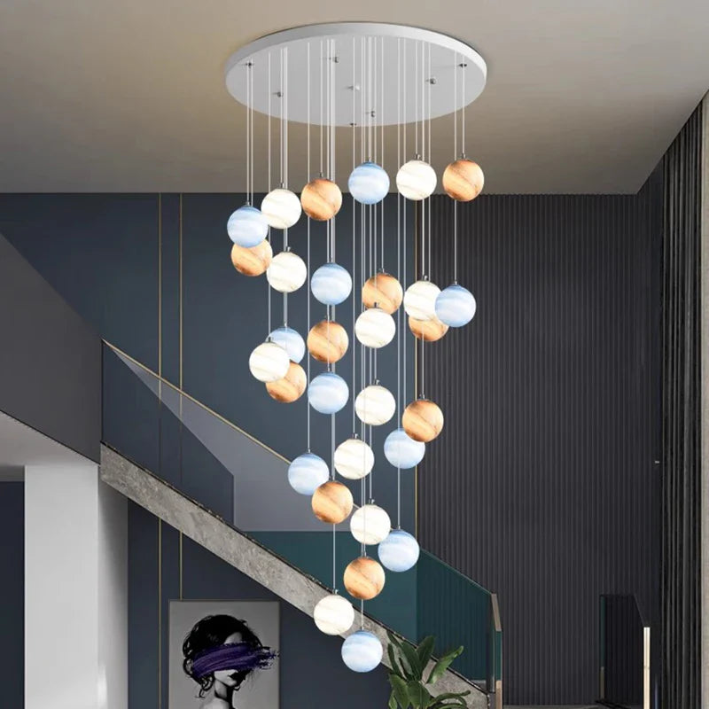 Afralia™ Modern Dine Pendant Lights LED Chandelier Ceiling Lamp Indoor Lighting