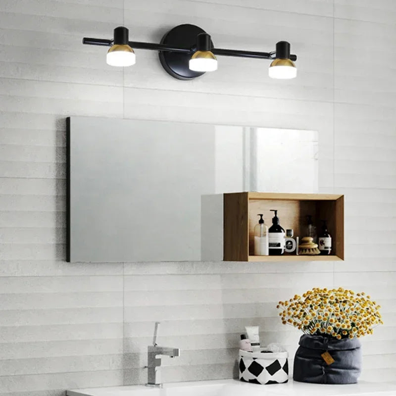 Afralia™ LED Mirror Headlight Wall Lamp for Bathroom Bedroom Home Decor