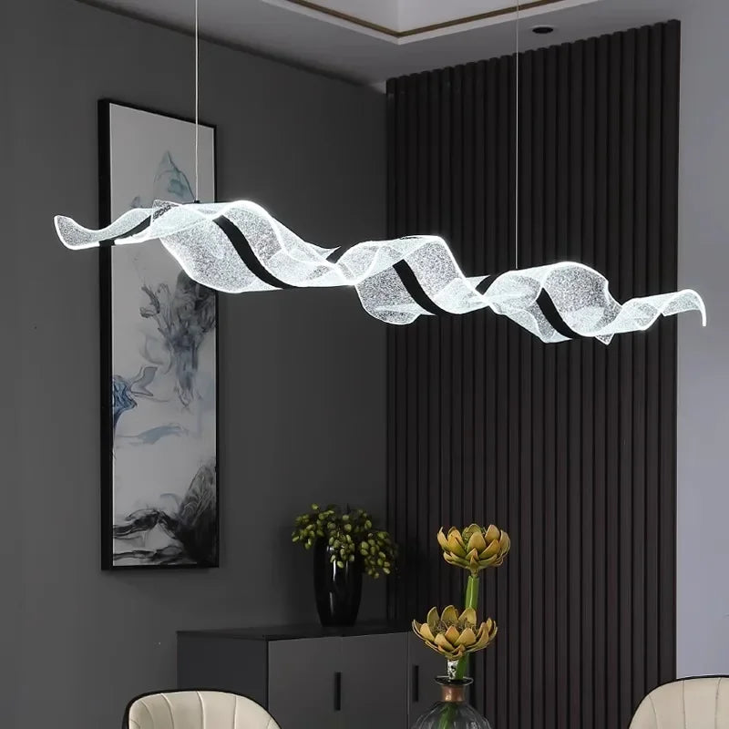 Afralia™ Elegant LED Pendant Chandeliers for Modern Indoor Lighting