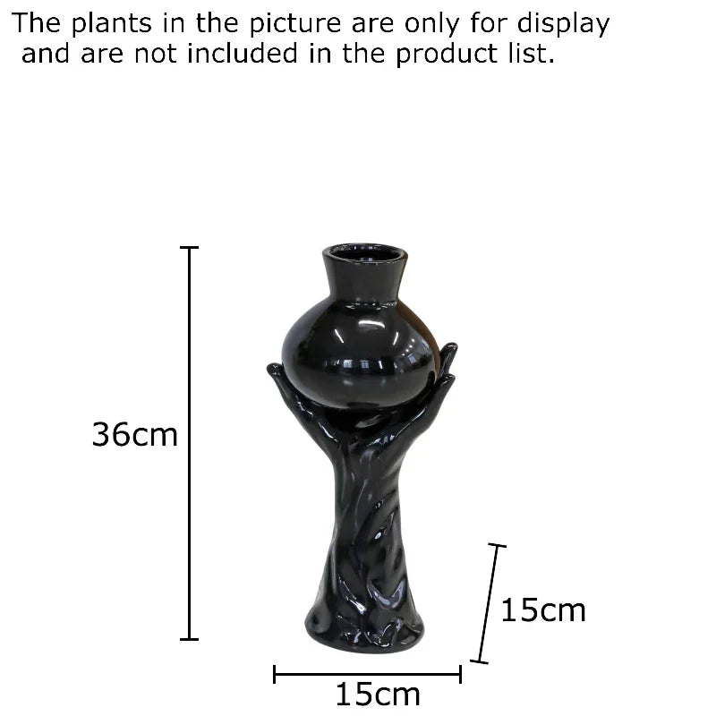 Afralia™ Floral Vase Desk Decoration Artificial Flowers Room Decor
