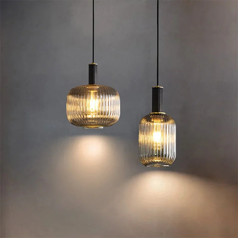 Afralia™ Nordic Glass Pendant Lights | Minimalist Luxury Chandelier for Stylish Interiors