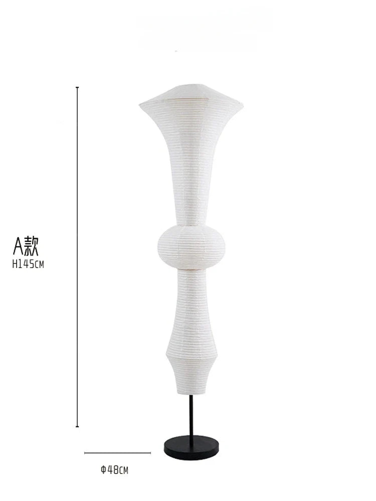 Afralia™ Akari Noguchi Vintage Pendant Lights LED E27 for Bar Loft Studio