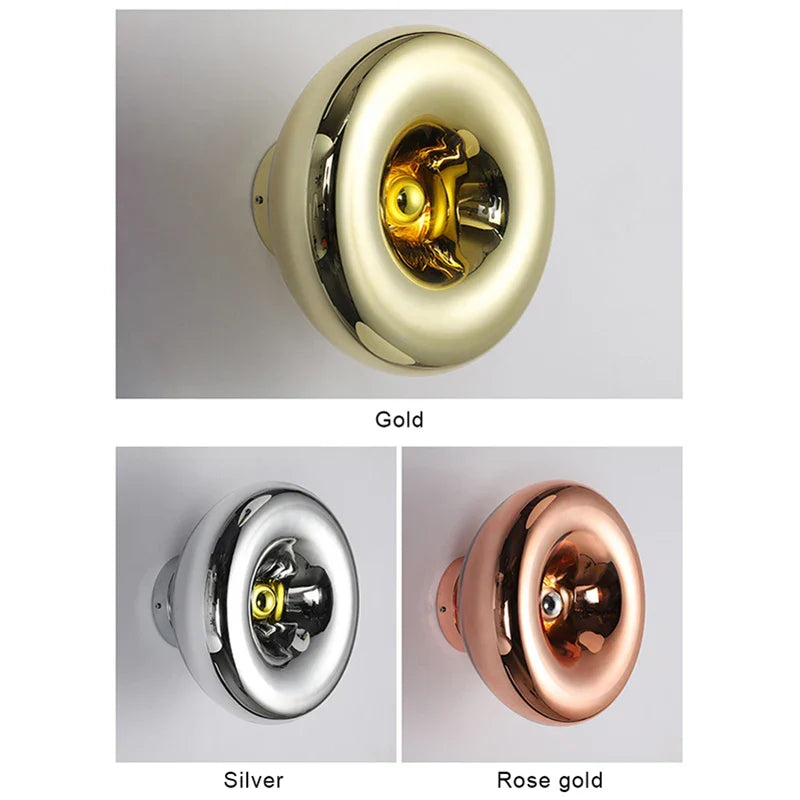 Afralia™ Modern Glass Wall Light Sconces for Bedroom Living Room Lighting