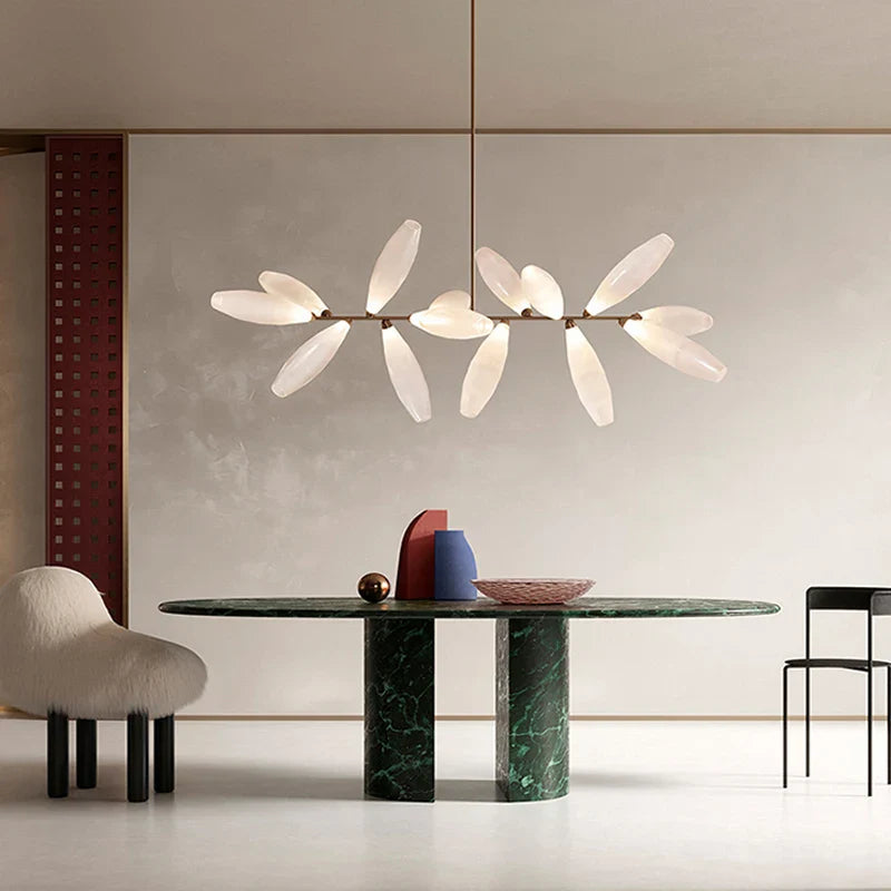 Afralia™ Elegant Glass LED Pendant Light for Living, Dining, Bedroom, Bar - Nordic Minimalist Design