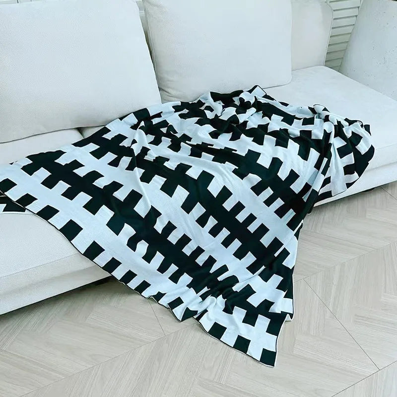 Afralia™ Summer Knit Blanket: Cozy Sofa Cover for Home, Hotel & Office