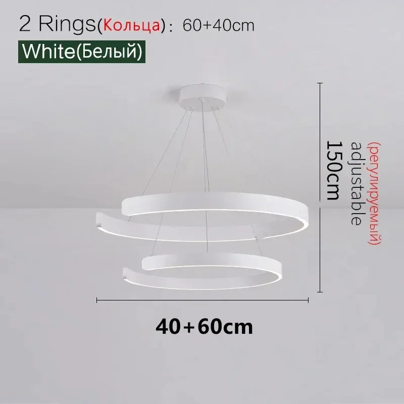 Afralia™ Modern LED Pendant Lights for Home Decor and Lighting Fixtures