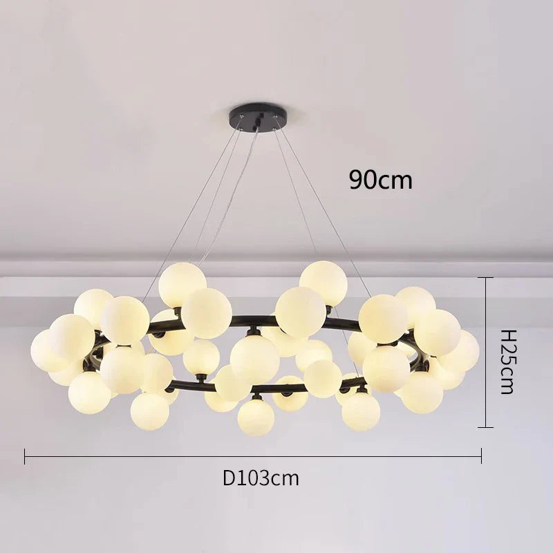 Afralia™ Modern LED Pendant Light Chandeliers for Living Room Dining Room Home Decor