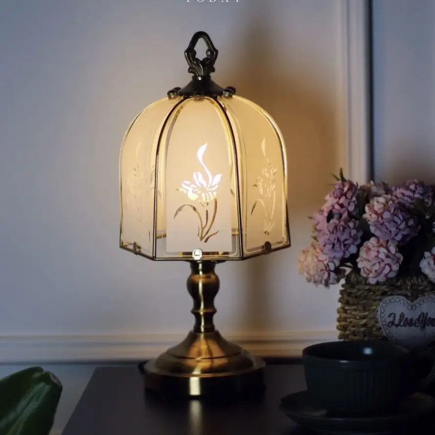 Afralia™ Vintage French Chinese Style Bedroom Decorative Light