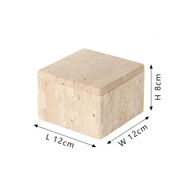 Afralia™ Marble Jewelry & Bathroom Organizer Canister Jar